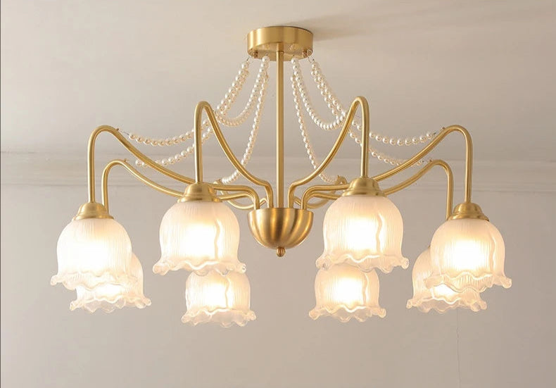 American modern design copper chandelier