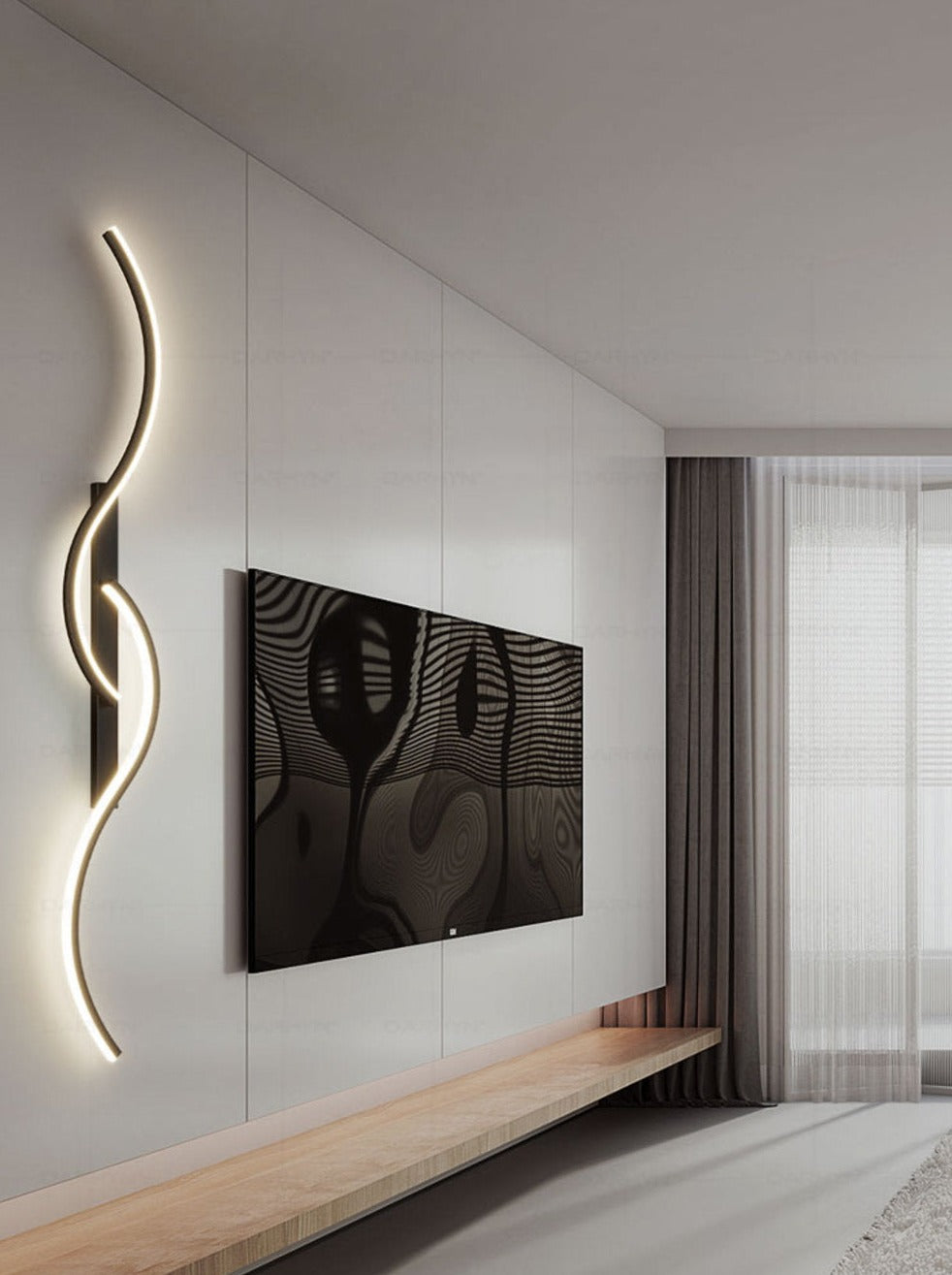 Lampe murale LED de style moderne