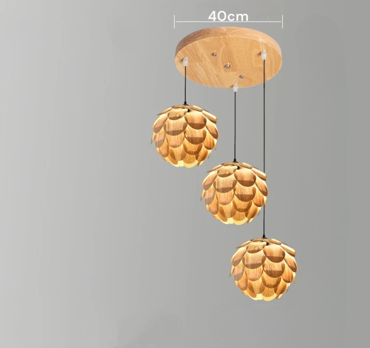 LUXE hanglamp met dennenvruchten