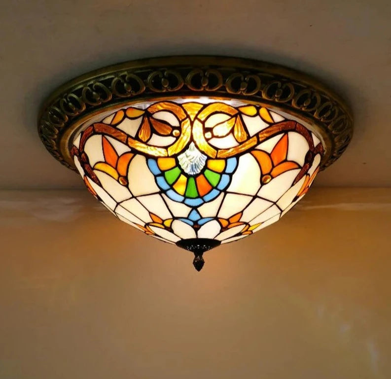 Tiffany vintage plafondlamp