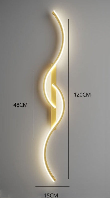 Lampe murale LED de style moderne