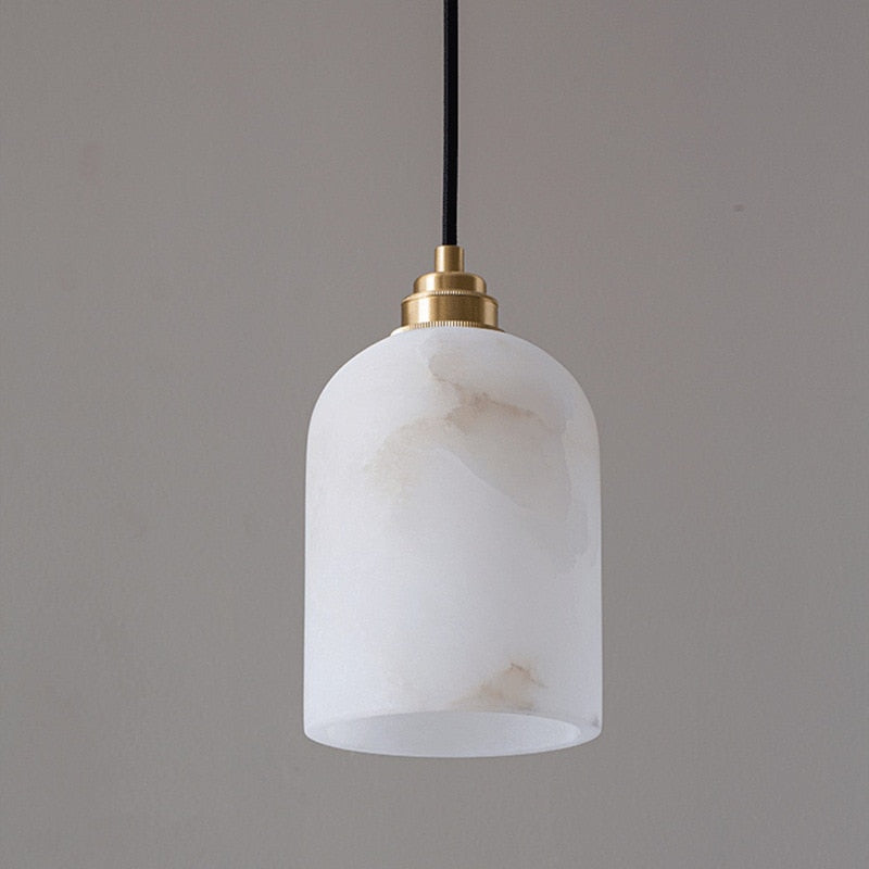 Wabi-Sabi marmor taklampa sovrum