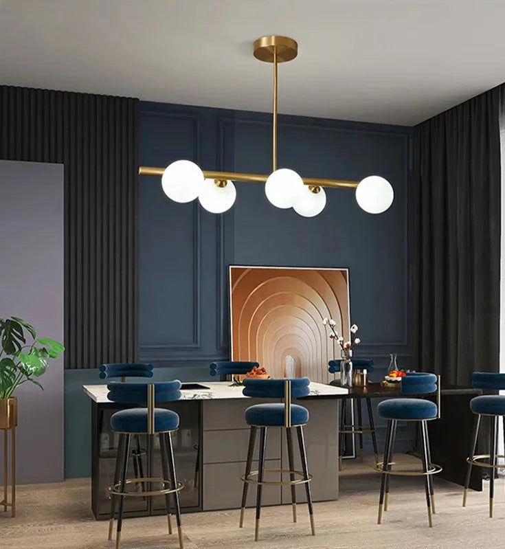 Nordischer Glühbirnen-Kronleuchter für das Esszimmer