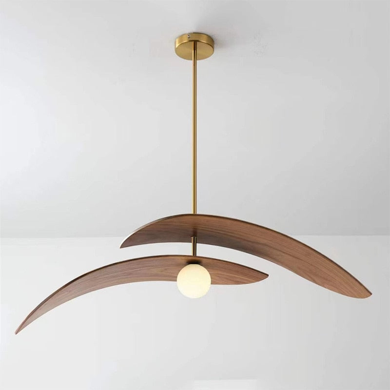 Luz de madera Wabi-Sabi