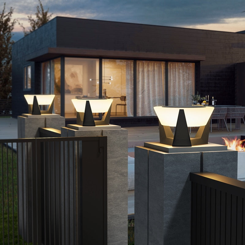 LXL Round Solar Light