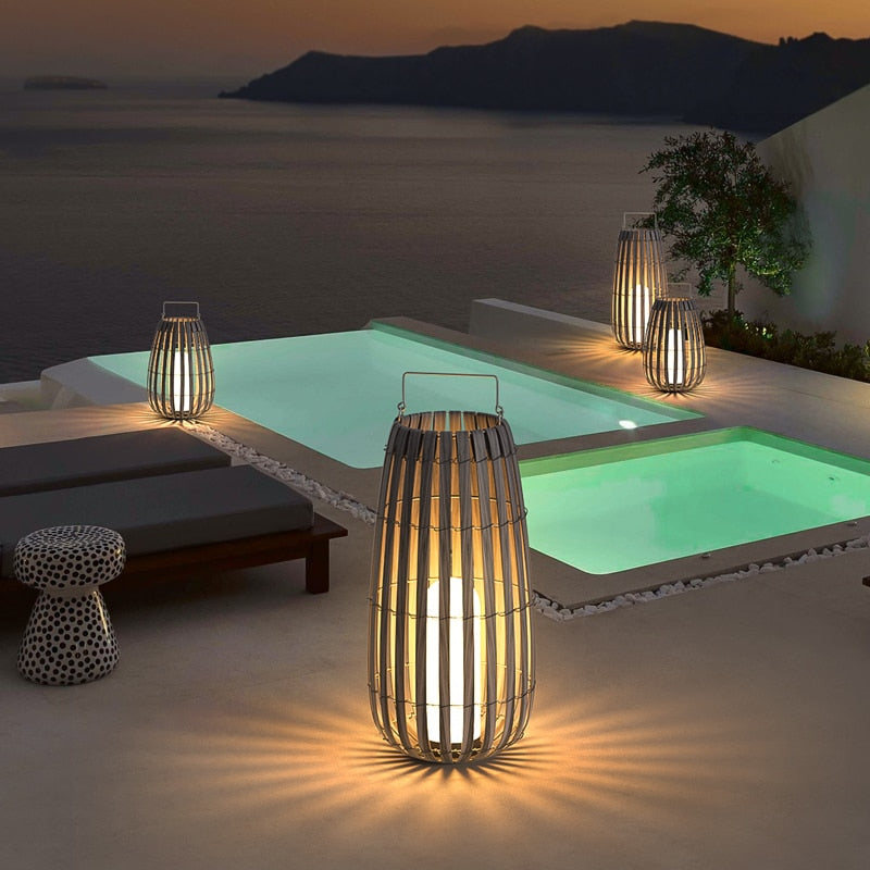 Decoratieve lamp op zonne-energie