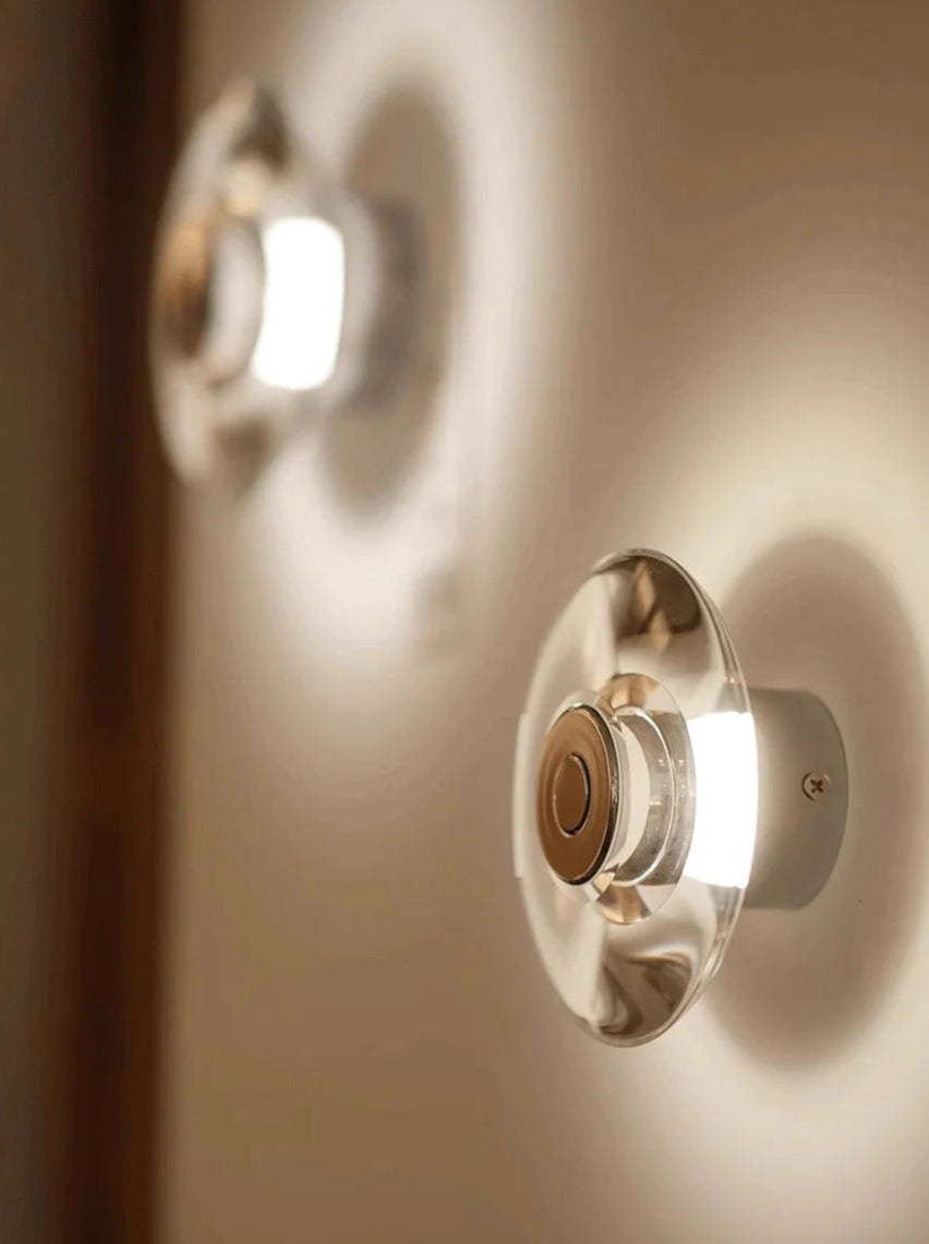 Italian crystal minimalist wall lamp