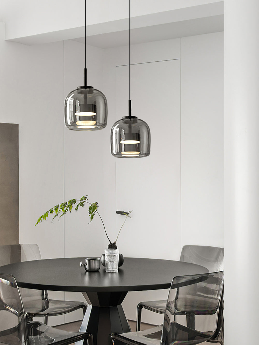 Glazen LED Nordic Hanglamp met verstelbare kabel