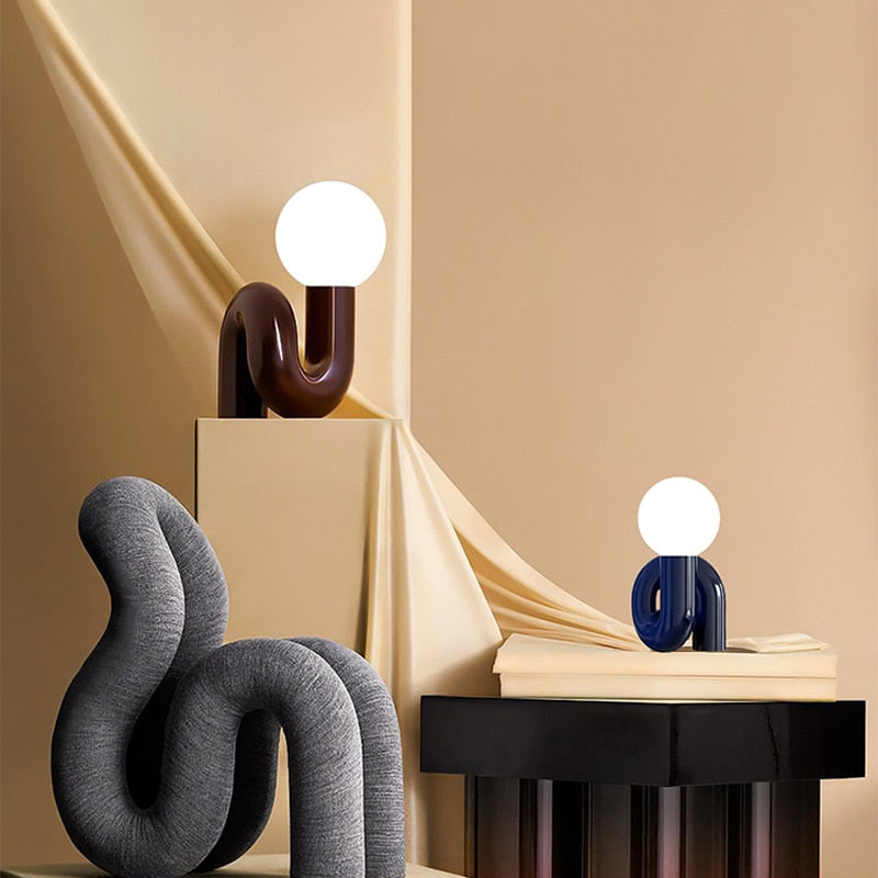 Konst skrivbordslampa