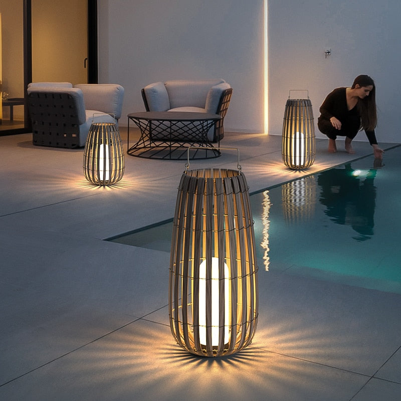 Decoratieve lamp op zonne-energie
