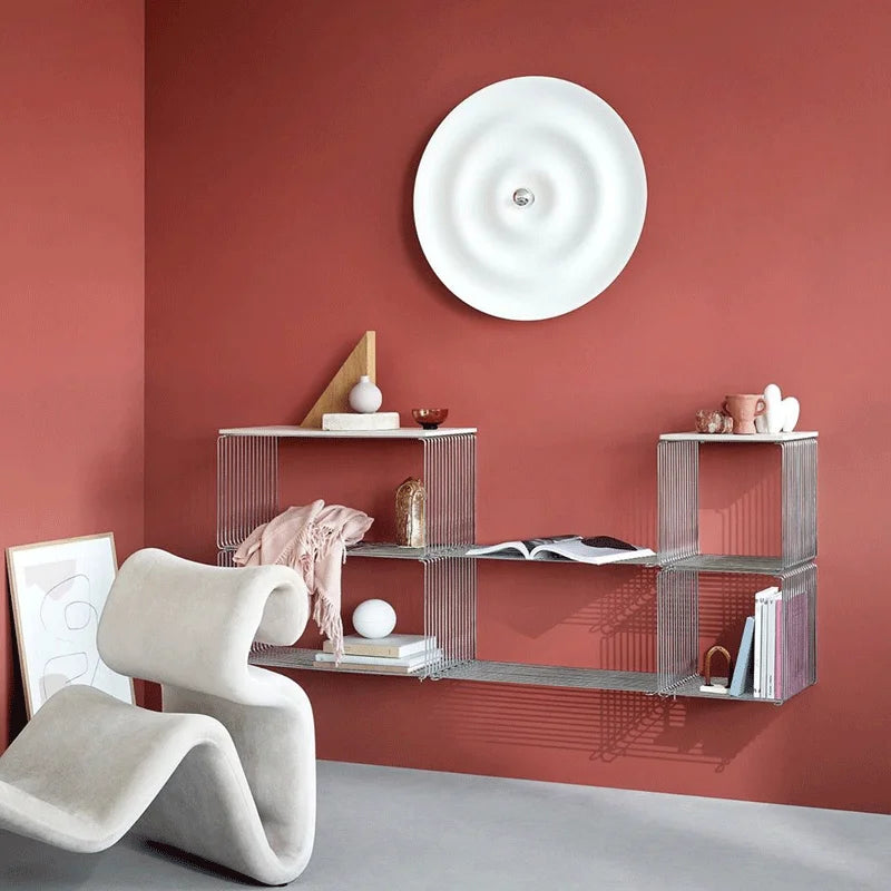 Modern round bedroom sconce
