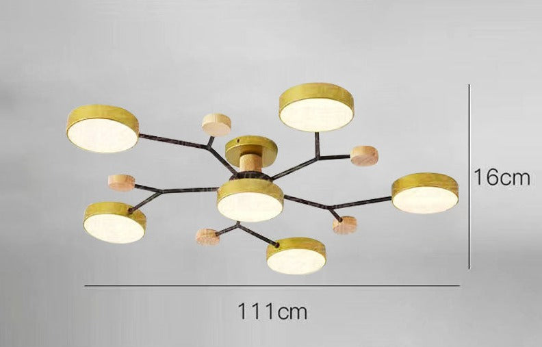 Luxueuze kunst plafondlamp
