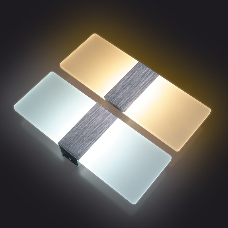 Moderne slaapkamer wandlamp