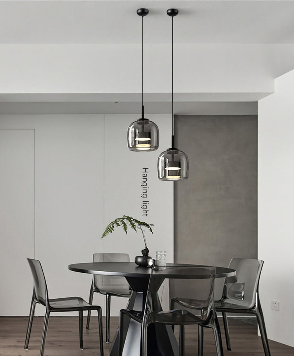 Glazen LED Nordic Hanglamp met verstelbare kabel