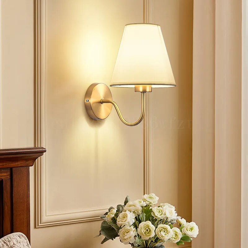 American Fabric Wall Lamp