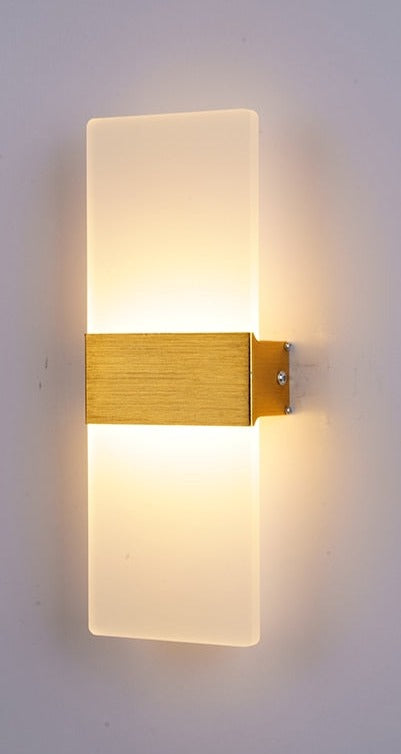 Moderne slaapkamer wandlamp