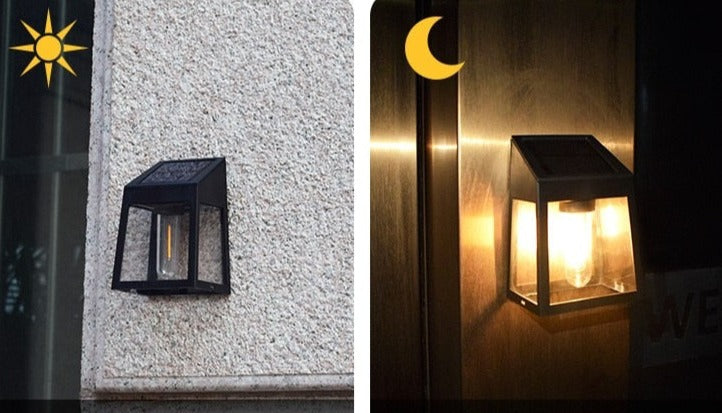 MODERNO vägglampa med solceller
