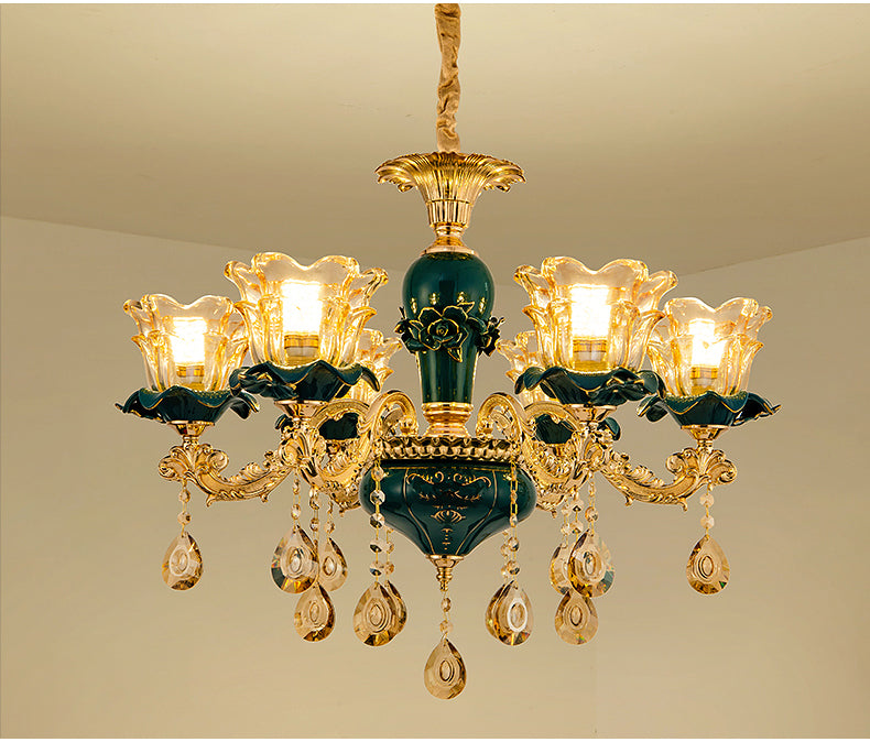 Lustre en céramique vintage