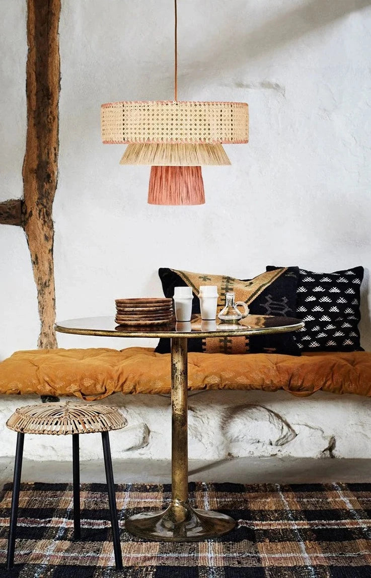 LUXELY nordic rattan pendant light