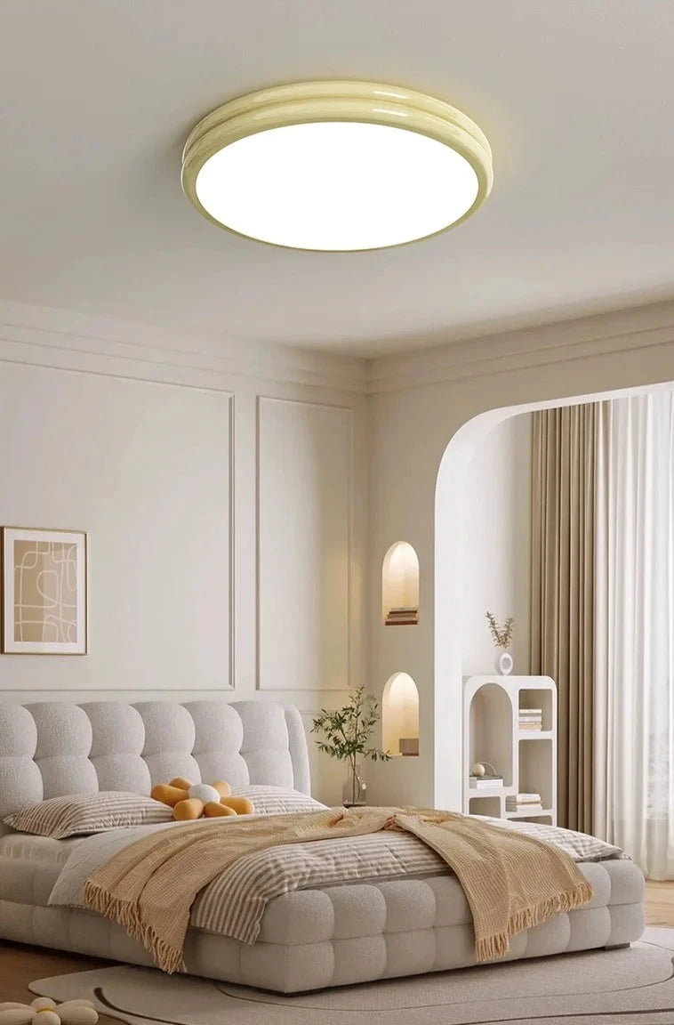 Moderne design crèmekleurige plafondlamp