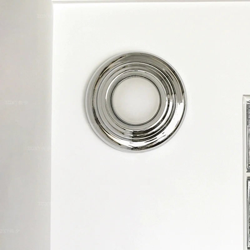 Chrome minimalist modern wall lamp