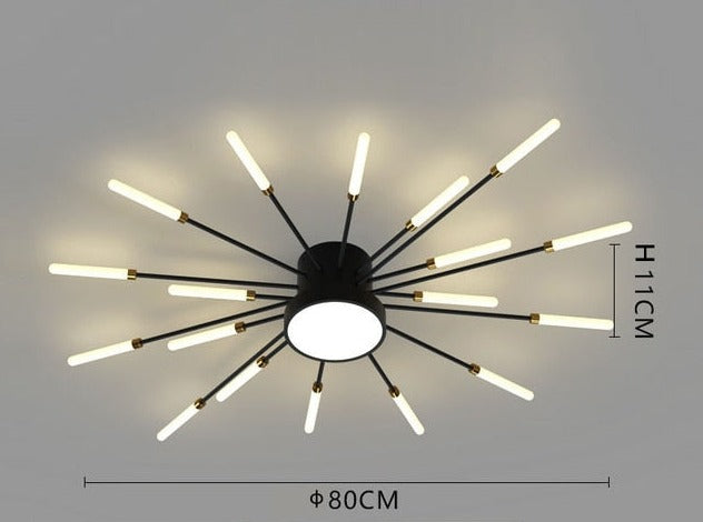 Nordisches Feuerwerk Kronleuchter