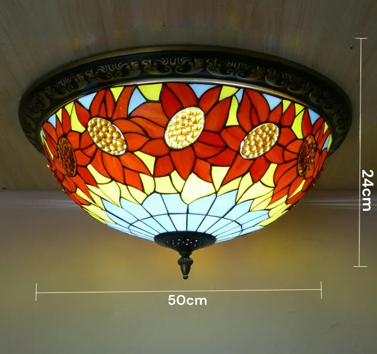 Tiffany vintage plafondlamp
