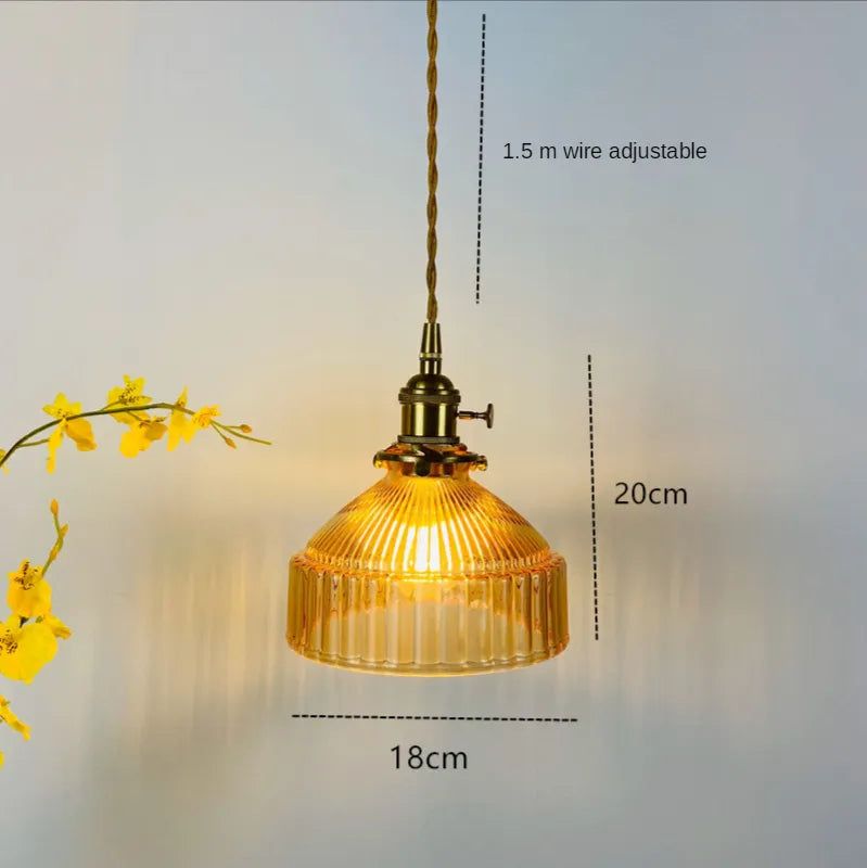 Glass Bedroom Pendant