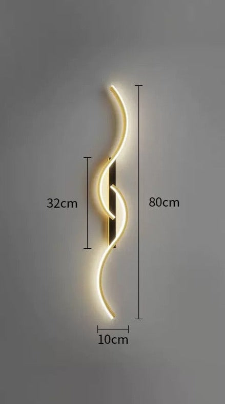 Lampe murale LED de style moderne