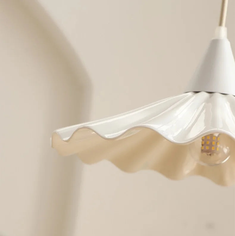 Vintage japan flower pendant light