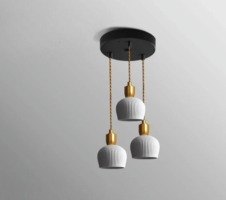 Ceramic pendant light