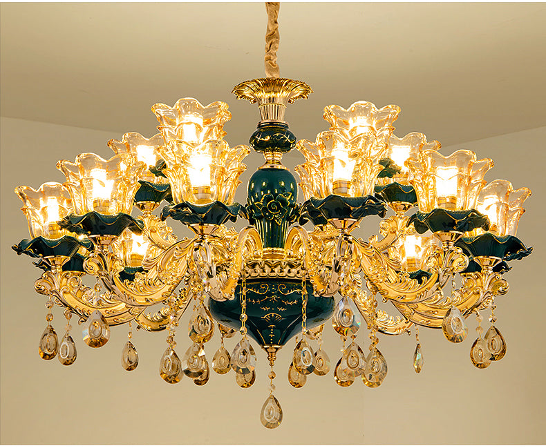 Lustre en céramique vintage