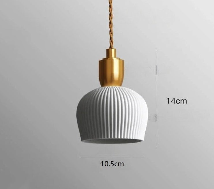 Dining ceramic pendant light