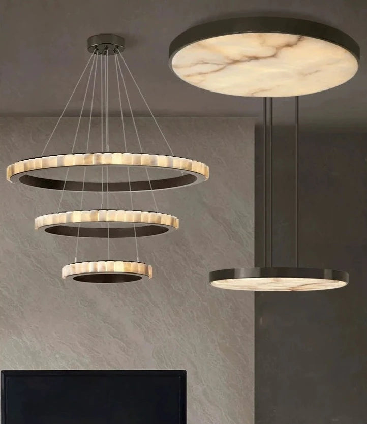 Modern design marble ceiling light