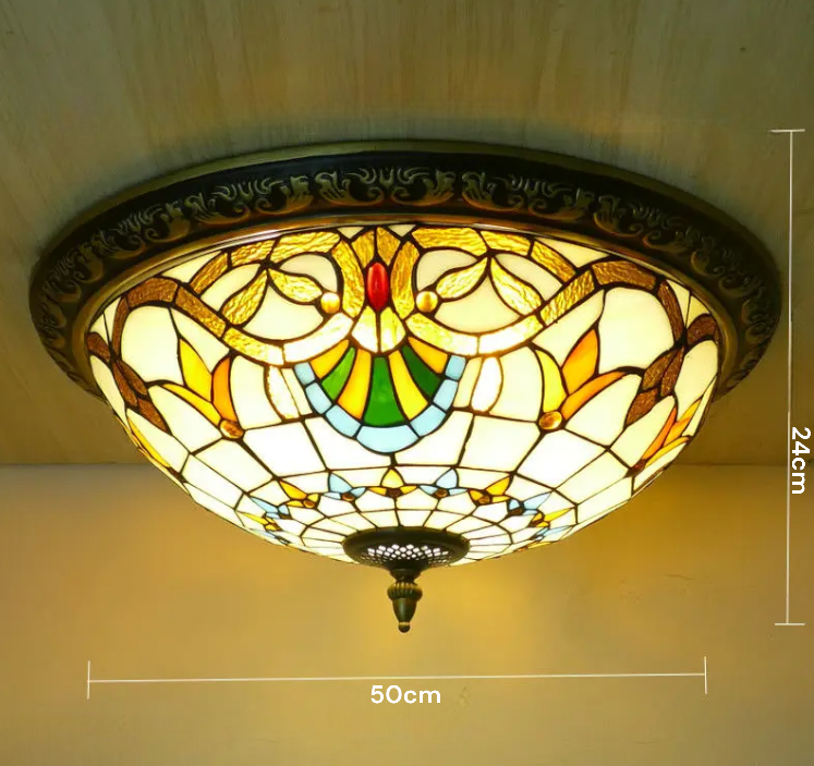 Plafonnier vintage Tiffany