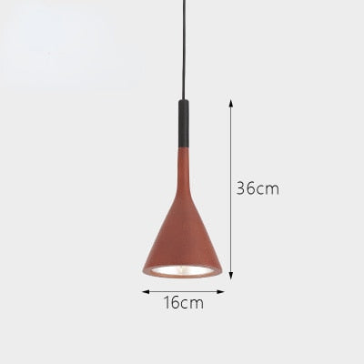 Wabi-Sabi Triangel Pendellampa