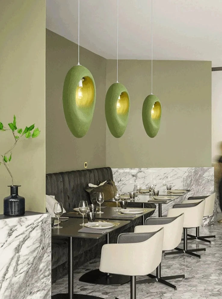 Wabi-sabi nordic pendant light