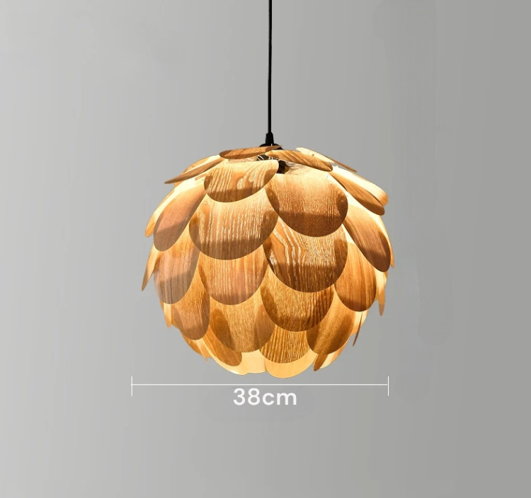 LUXE hanglamp met dennenvruchten