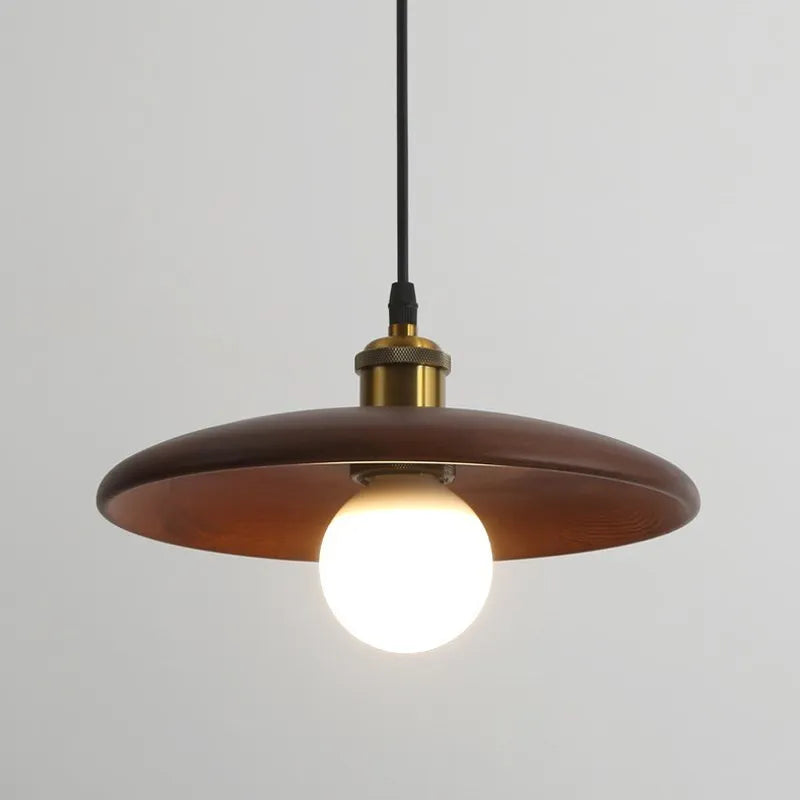Nordic wood pendant light