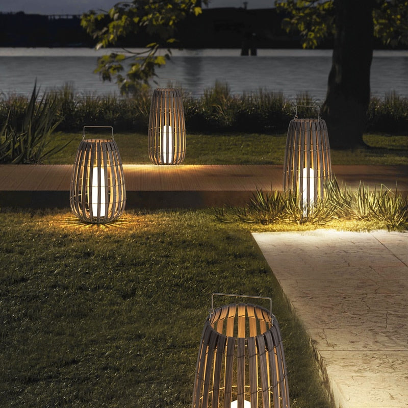 Decoratieve lamp op zonne-energie