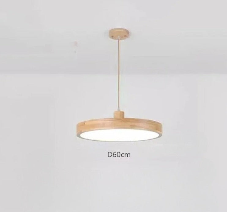 LUXE moderne japanse houten hanglamp voor de woonkamer