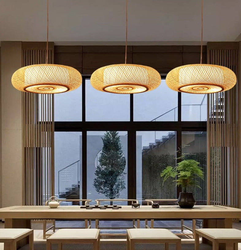 Bamboe Plafondlamp