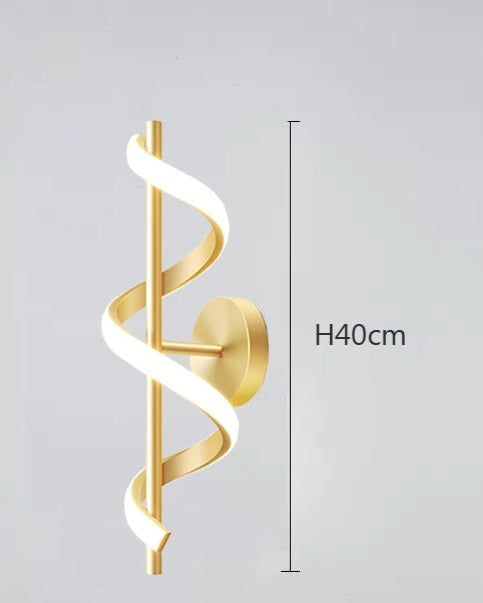 Moderne Spiraal Led Wandlamp