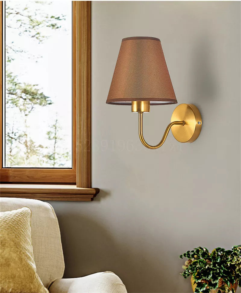 American Fabric Wall Lamp