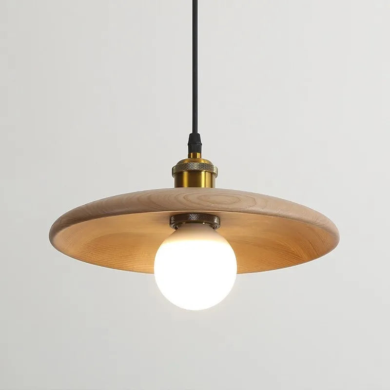 Nordic wood pendant light