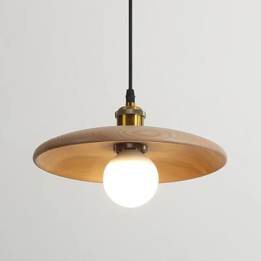 Nordic wood pendant light