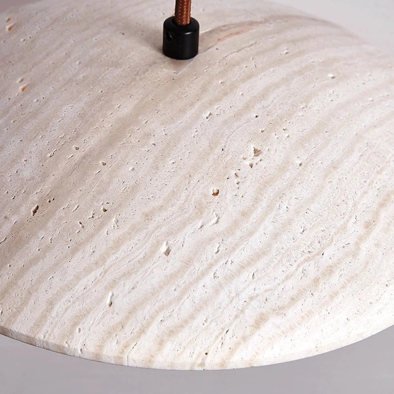 Suspension de chevet LUXELY LED crème style wabi-sabi