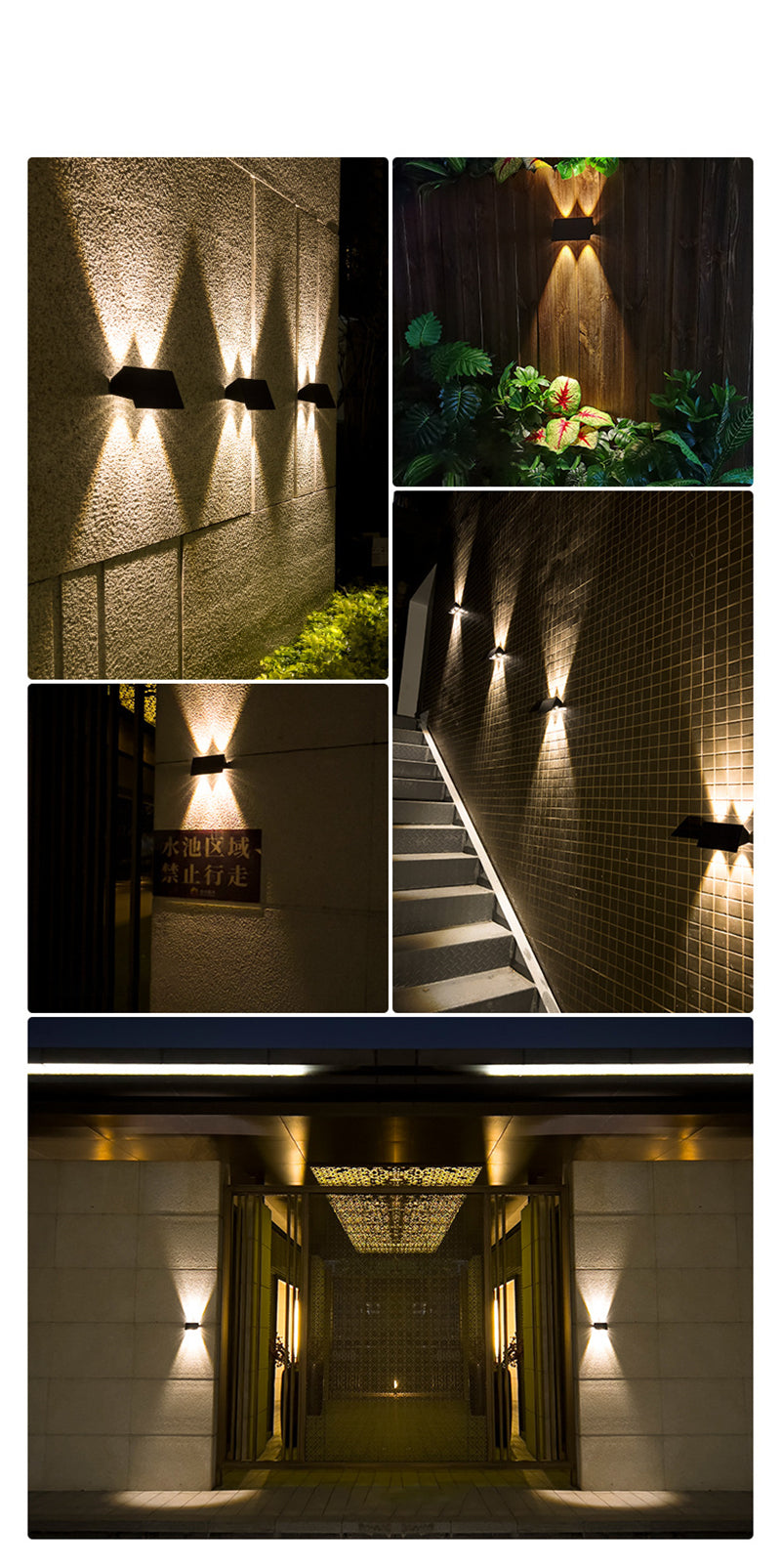 Solar Wall Light with sensor