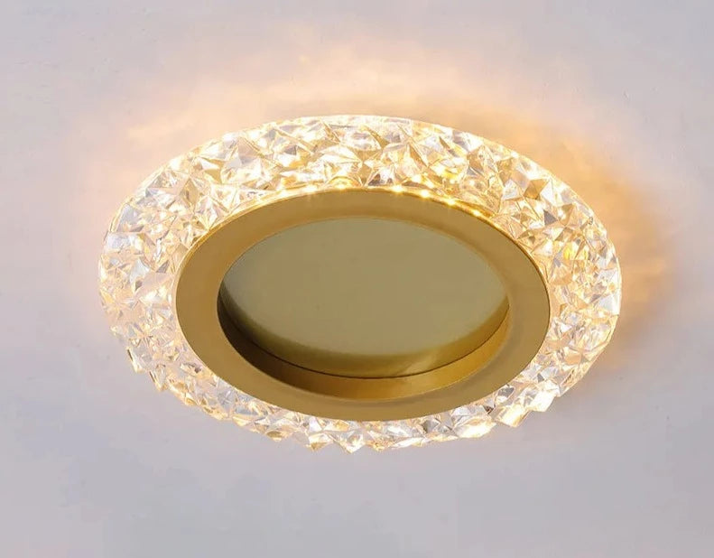 Deckenleuchte mit Kristalldesign