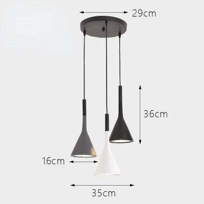 Wabi-Sabi Triangel Pendellampa